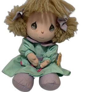Precious Moments Applause Plush Doll in Green and Purple